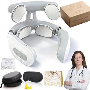 fjaldjfu 2026 Vertaline Cervirest, Cervirest Vertaline, Massaggiatore Cervicale, Masajeador Cuello Elettrico A Impulsi, 6 Modalità Di Massaggio E Riscaldamento, Per Alleviare Il Dolore Al Collo (Without Voice)