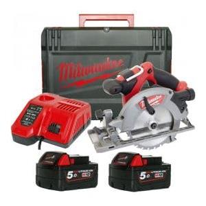 Milwaukee M18 CCS55-502X - Sega circolare, 5,5 cm, 5000 giri/min, 4,1 cm, 80,8 dB, 91,8 dB, 1,59 cm