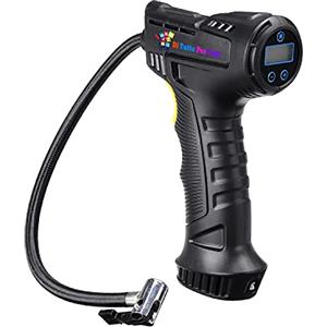 Di Tutto Per Tutti® Compressore d'Aria Portatile Digitale per Auto Moto Senza Fili 120W Gonfiatore per Pneumatici Bici, canotti, Palloni