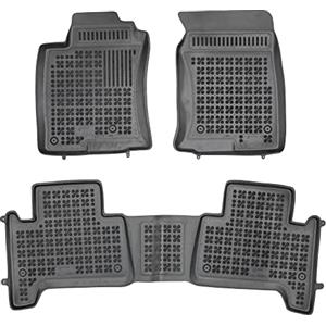 REZAW - PLAST Tappetini in gomma per auto adatto per Toyota Land Cruiser J120 2002-2009 Migliorate il vostro comfort di viaggio con il tappetino antiscivolo per auto - tappetino per auto per tutte le