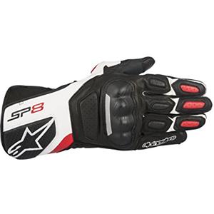 Alpinestars Sp-8 V2 Guanti Nero Bianco Rosso 3Xl