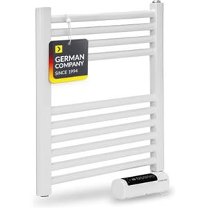 TROTEC TWH 300 S scaldasalviette Elettrico da Parete, 300 W | Design piatto, funzionamento silenzioso, controllo smart e protezione IP24; ideale per bagni piccoli e WC ospiti