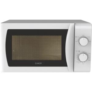 Candy Idea Forno a Microonde 20 Litri, 700W, 5 Livelli di Potenza, Programma Defrost, Timer e Segnale Acustico di Fine Cottura, Libera Installazione, 43,95 x 35,75 x 25,82 cm, Bianco - CMW20SMW