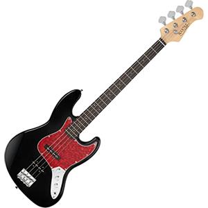 Rocktile Pro JB-30BK 70's Deluxe E-Bass Black, Jazz-Style E-Bass, 20 tasti