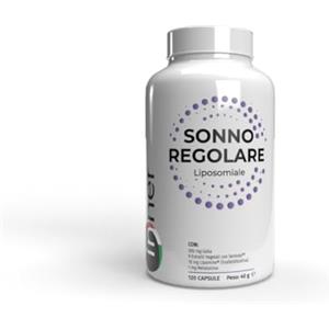 Inner Sonno Regolare Liposomiale 120 cps - Integratore Naturale con Melatonina Gaba e Serenzo™ - Per Addormentarsi Rapidamente & Ridurre Ansia e Migliorare la Qualità del Sonno