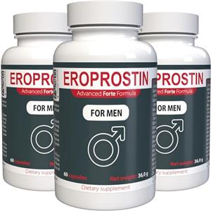 Eroprostin Per uomini - 180 capsule, confezione da 3