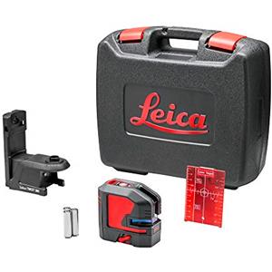 Leica Lino P5 - Livella Laser a 5 punti rosso autolivellante, Portata 30 m | Proietta cinque punti per piombare, trasferire riferimenti e allineare installazioni con elevata precisione.