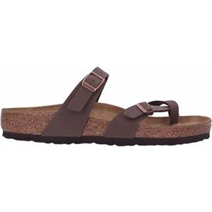 BIRKENSTOCK - Mayari Birko-Flor - Sandalo da donna, Marrone (moka), 45 EU