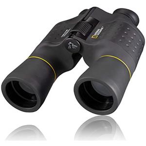 National Geographic 10x50 Porro Binocolo | Ingrandimento 10x, ottica verde completamente trattata, obiettivi 50 mm, osservazione al crepuscolo, regolazione diottrica