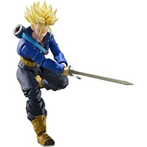 Bandai Tamashii Nations Dragon Ball Z - Action Figure Trunks Super Saiyan 14 cm con dettagli eccezionali