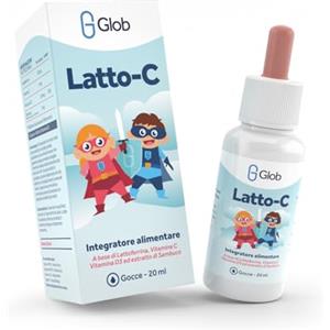 Glob Research Latto C - Integratore Alimentare a base di Lattoferrina, Estratto di Sambuco, Vitamina D3 e Vitamina C