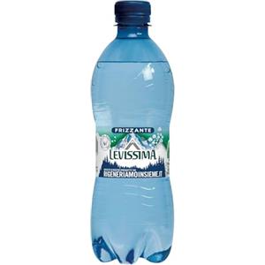 Generico Acqua Levissima Frizzante in Bottiglia PET, 24 Bottiglie da 50cl