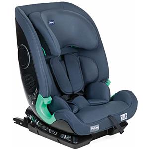 Chicco MySeat Seggiolino Auto I-Size, Sistema Isofix e Top Tether, Cinture Integrate Reclinabile, Regolabile in Altezza, Omologato ECE R 129/03, I Size, 76-150 cm, 15 Mesi, Blu