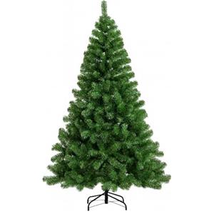 Il Gruppone Passione Casa Albero di Natale Verde Artificiale Realistico Rami Folti Modellabili in PVC con Base in Acciaio - 240 cm