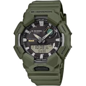 G-Shock Casio G-Shock Orologio Multifunzione Uomo, Verde Militare, Bluetooth, Step Tracker, Tough Solar, Shock Resist, Modello GA-B010-3AER