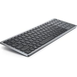 Dell KB740 - Tastiera Wireless compatta Multi-Dispositivo, Doppia modalità RF e Bluetooth 5.0, Layout Full-Size, digitazione silenziosa, Lunga Durata della Batteria, crittografia sicura AES-128,