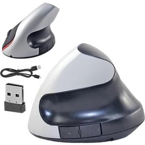 Generic Mouse per computer ergonomico - Mouse verticale senza fili, mouse verticale | mouse USB - mouse per computer con sensore stabile e di alta precisione, mini mouse di ricarica wireless di alta qua