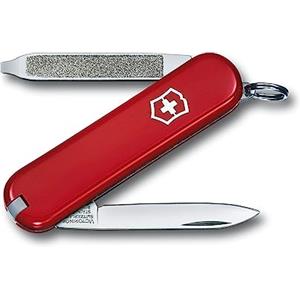 Victorinox, Escort, Coltellino Svizzero, Originale, Multiuso, Campeggio, 6 Funzioni, Lama, piccola, Cacciavite 2,5 mm