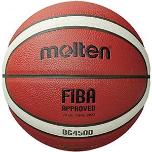 Molten Pallone da basket composito serie BG, approvato FIBA - BG4500, taglia 7, 2 toni (B7G4500)