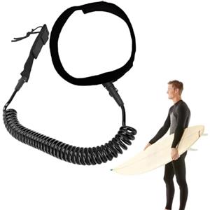 Generisch Guinzaglio per wakeboard - 1,4 m leggera cintura regolabile | per tavole da paddle | Per l'uso in kayak acquatico, bodyboard, nuoto, imbarcazioni e attività all'aperto