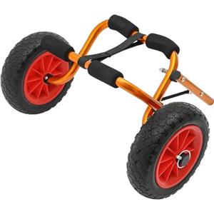 SUONTY Carrello per kayak, pieghevole, in alluminio, 80 kg, portata: leggero, portatile, per il trasporto di kayak, canoe, canoe