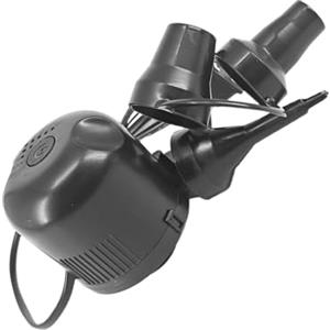 Generico Pompa ad aria per gommoni - Strumento di riempimento rapido da 220 W | Gonfiatore elettrico per materasso con 3 ugelli, sgonfiatore galleggiante per piscina portatile, divano gonfiabile, anello per nu