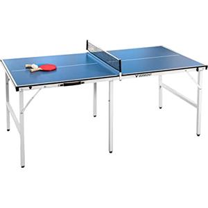 Vermont Mini Tavolo Da Tennis - Tavolo Da Tennis Medio Pieghevole Per Spazi Interni Ed Esterni | Racchettte & Palline Da Tennis Incluse | Tavolo Pieghevole Professionale 1,8m