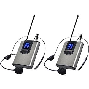 YARNOW Microfono Wireless con Clip per Insegnanti e Presentazioni Portatile Compatibile per Computer e Altoparlanti Utilizzo Flessibile