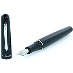 Montegrappa Penna stilografica Elmo 01, resina nera, ISEOR-AC