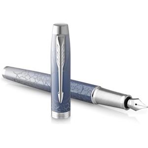 Sharpie Parker IM Last Frontier Polar CT - Penna stilografica, pennino fine (scatola Parker normale)