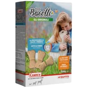 Giuntini Crancy Biscotti Plus 500gx12 Snack per cani di tutte le taglie
