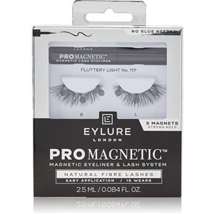 Eylure Ciglia Magnetiche N. 117 in Fibra Naturale - Riutilizzabili fino a 15 volte con Effetto Mink e Eyeliner Magnetico