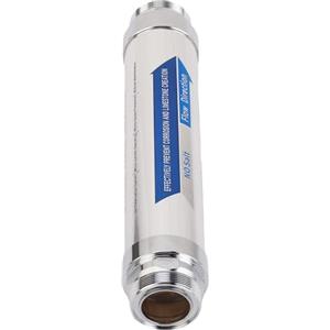 Luqeeg Addolcitore d'Acqua, Installazione Facile Senza Sale Acciaio Inossidabile Magnetico Compatto Anti-Calcare per Doccia Lavastoviglie Scaldabagno Solare (1/2 pollice)