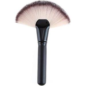 generisch Trucco Pennello Strumenti A Forma di Ventaglio Pennello Polvere Fondazione Blush Brush Cosmetico Pennello Nero Alta Qualità Moda Design