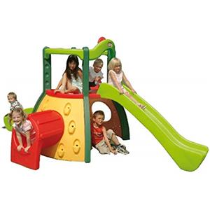 Little Tikes Double Decker Scivolo - Set da gioco all'aperto - Incoraggia il gioco attivo - Giochi d'avventura per giardino - Per bambini dai 3 anni in su - Eve