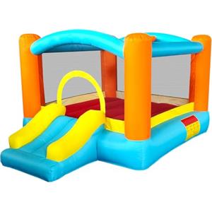 GIODICART Gioco Gonfiabile per Bambini - Playground con Scivolo, Piscina e Soffiatore d'aria incluso