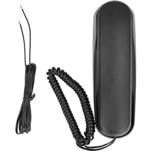 Horett Telefono da Tavolo Cordato Mini Montabile a Parete Supporta Funzioni Silenziatore/Pausa/Ripetizione e 2 Regolazione Volume Suoneria per Casa Hotel Ufficio Banca Centralino (B)