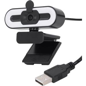 VBESTLIFE Webcam HD 1080P con Microfono Integrato, Webcam USB per Computer HD, Obiettivo Grandangolare da 120°, Plug and Play, per PC Desktop o Computer Portatile