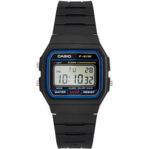 Casio Orologio da polso Sportivo con Display. Cronometro. cinturino in Resina. Colore Nero CASIO (1000010590)