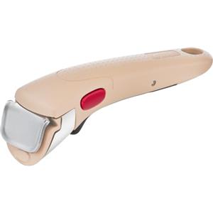 Lagostina Ingenio Vivissima, Manico Rimovibile Resistente fino a 10kg, Fissaggio Sicuro a 3 Punti, Design Ergonomico, Colore Beige