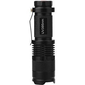 Raguso Torcia elettrica UV Ultra LED Luce di luce Blacklight Lampada di ispezione portatile Torcia 395/365 nM Ispezione dell'hotel a casa(395nm)
