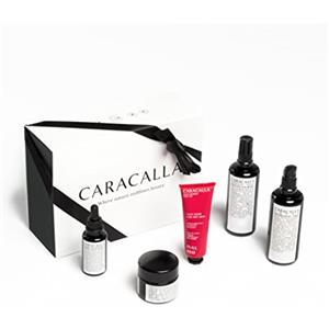 Caracalla Luxury Edition - Pelle Secca Anti-Aging - Latte Detergente - Tonico Viso - Crema Rigenerante Viso Bava di Lumaca - Acido Ialuronico - Maschera Full Red - Made in Italy