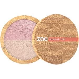 ZAO Shine-Up Powder Duo 311 Pink & Gold - Illuminante e Ombretto 2 in 1 Vegano e Biologico