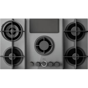 Elica PRF0196343, Piano cottura a gas con cappa aspirante integrata NIKOLATESLA FLAME EVO GR/A/88, Grey