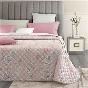 MAXIME MAISON - Copriletto Matrimoniale Estivo, Primaverile (100 gr/mq) Trapuntino Estivo Matrimoniale, Trapunta Matrimoniale Primaverile Leggera, Letto Mezza Stagione in Raso di Cotone Satin