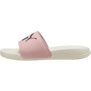 PUMA Sandalo unisex Popcat 20 H Slide Sandal, Rosy Outlook-Chocolate Brown-Alpine Snow, 3 UK, Rosy Outlook Neve alpina marrone cioccolato, 35.5 EU