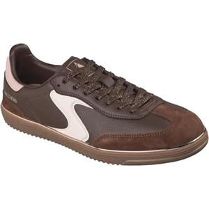 Skechers Donna Hotshot Basket, Marrone Naturale, 37 EU