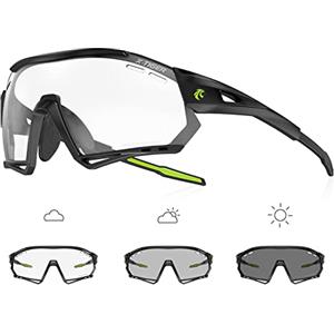 X-TIGER Occhiali Ciclismo Fotocromatici TR90 Occhiali Da Sole Sportivi UV400 PC Lenti Trasparenti Uomo Donna Bici MTB…
