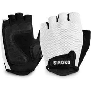 SIROKO - Guanti Bici Aero White - XS - Bianco