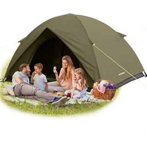 JAICOM Tenda Campeggio, Tenda Ultraleggera 3-4 Stagioni, Anti UV e Impermeabile, Ventilazione a Doppia Porta, Facile da Installare,Ideale per Campeggio, Backpacking, Attività di Vacanza e Famiglie